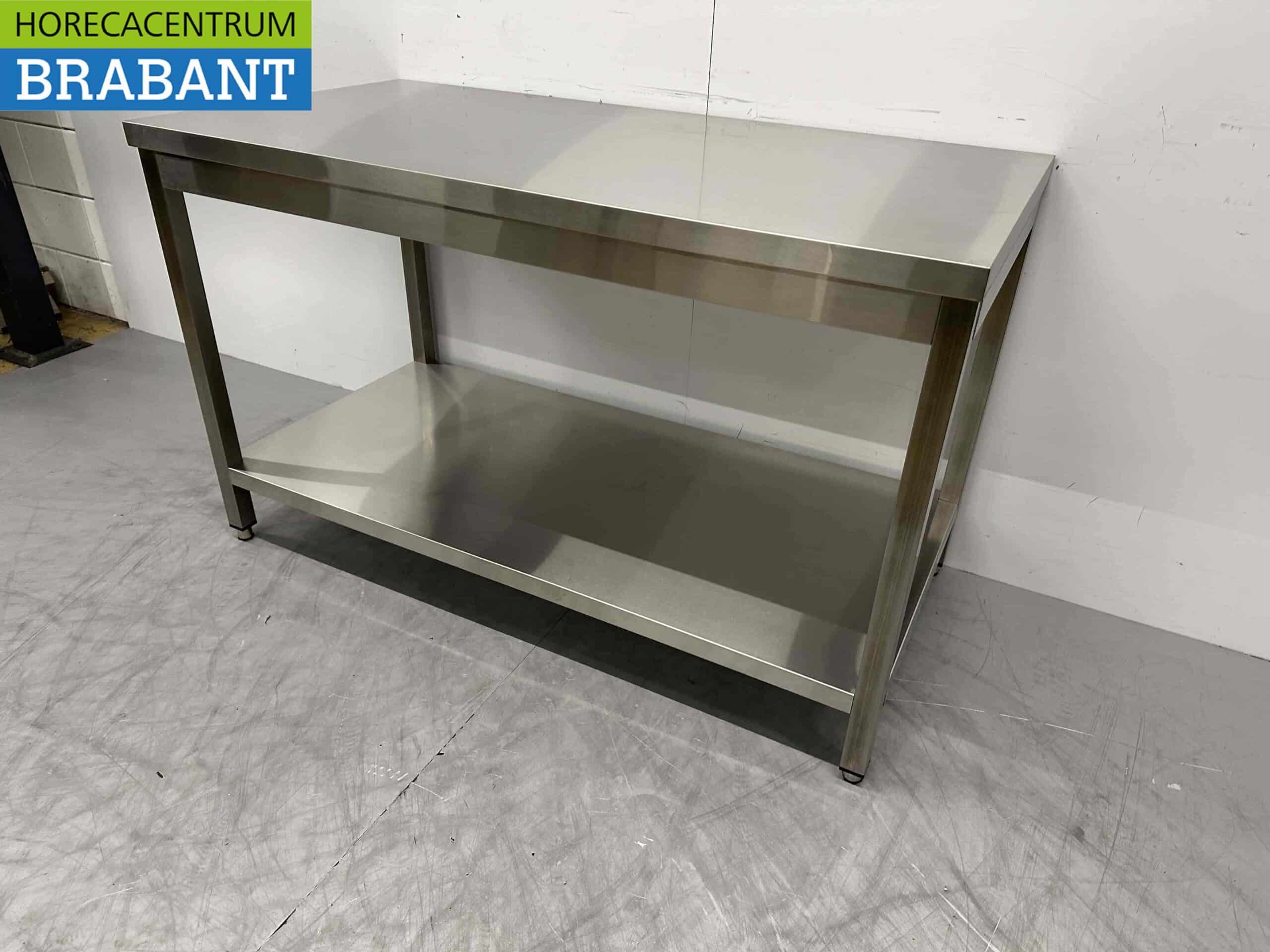 HCB RVS Werktafel Tafel Basic-line 140 x 70 x 85 cm Horeca - Afbeelding 4