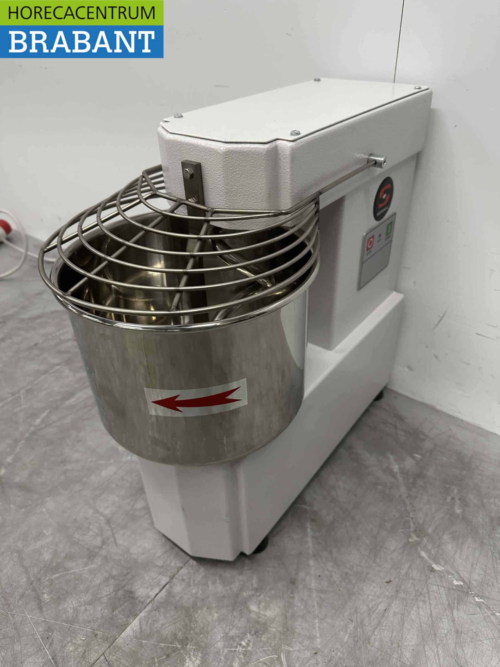 Sammic SM-10 Spiraalkneder Deegkneder Deegmenger RVS kuip 10 kg 400V Horeca - Afbeelding 2