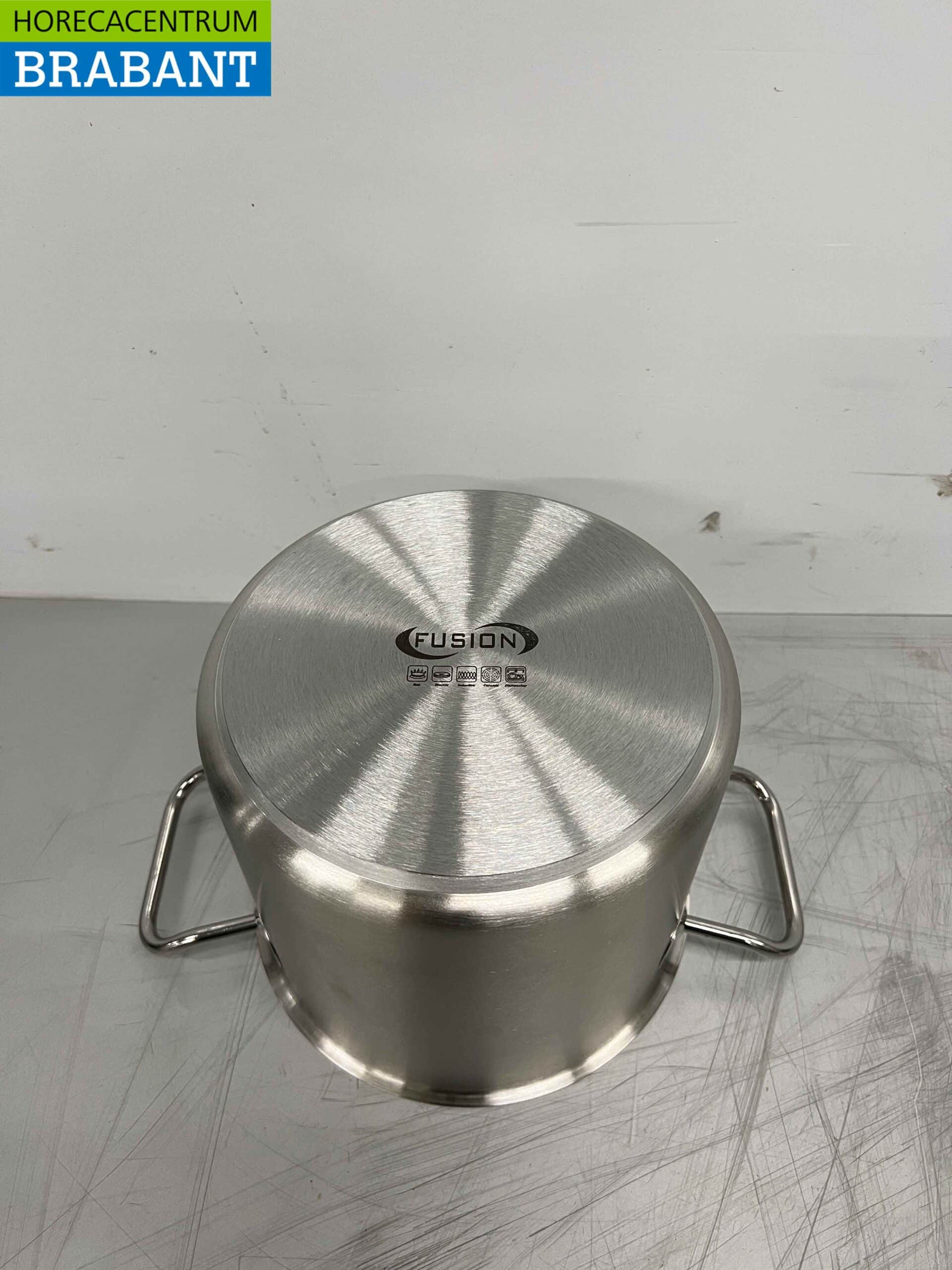 RVS Fusion Professionele Soeppan Kookpan Pan 34,5 x 22 cm 5,3 liter Horeca - Afbeelding 4