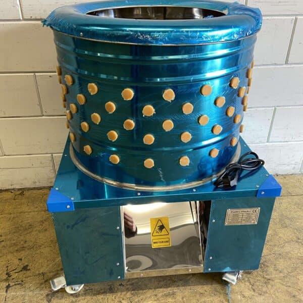HCB RVS Verrijdbare gevogelte plukmachine 300 stuks/uur 230V Horeca