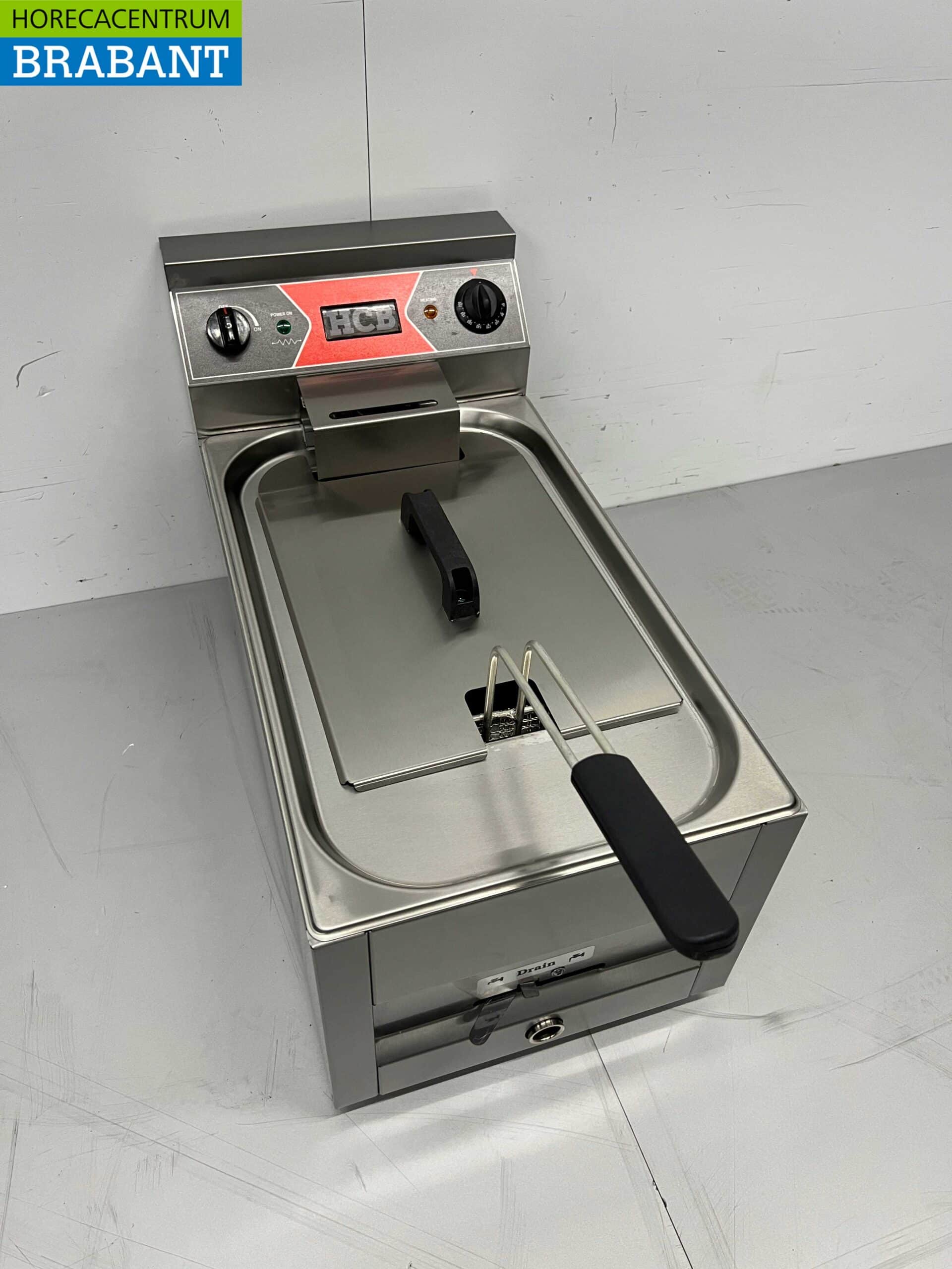 HCB RVS Friteuse Frituur 12 Liter Premium-line 400V Horeca - Afbeelding 2