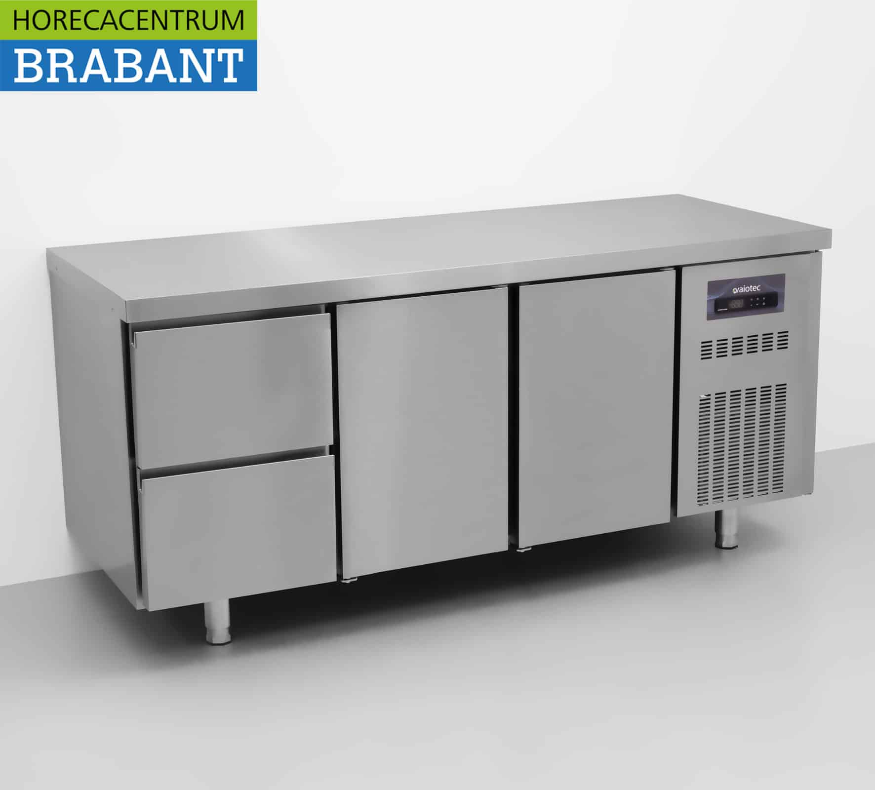 RVS Coreco Premium koelwerkbank 2 laden en 2 deuren 1/1 gastronorm 179,5 cm Horeca - Afbeelding 3