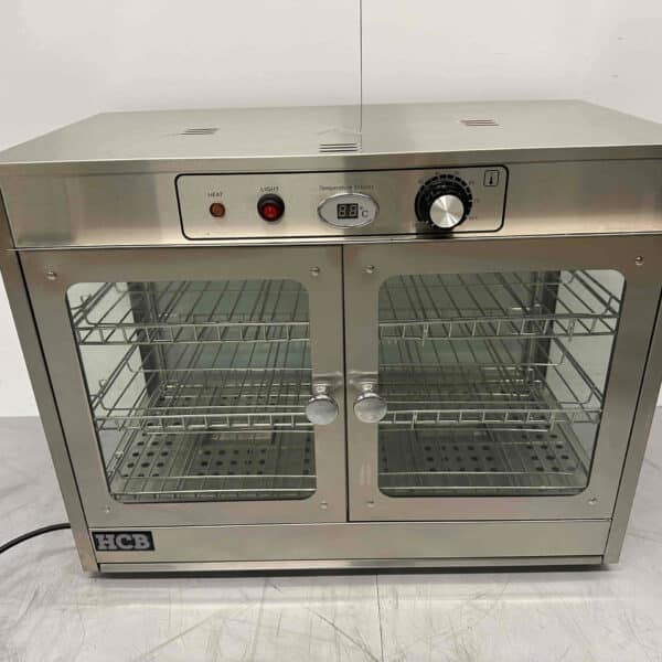 HCB RVS Warmhoudvitrine Warmtevitrine 66,5 cm 230V Horeca