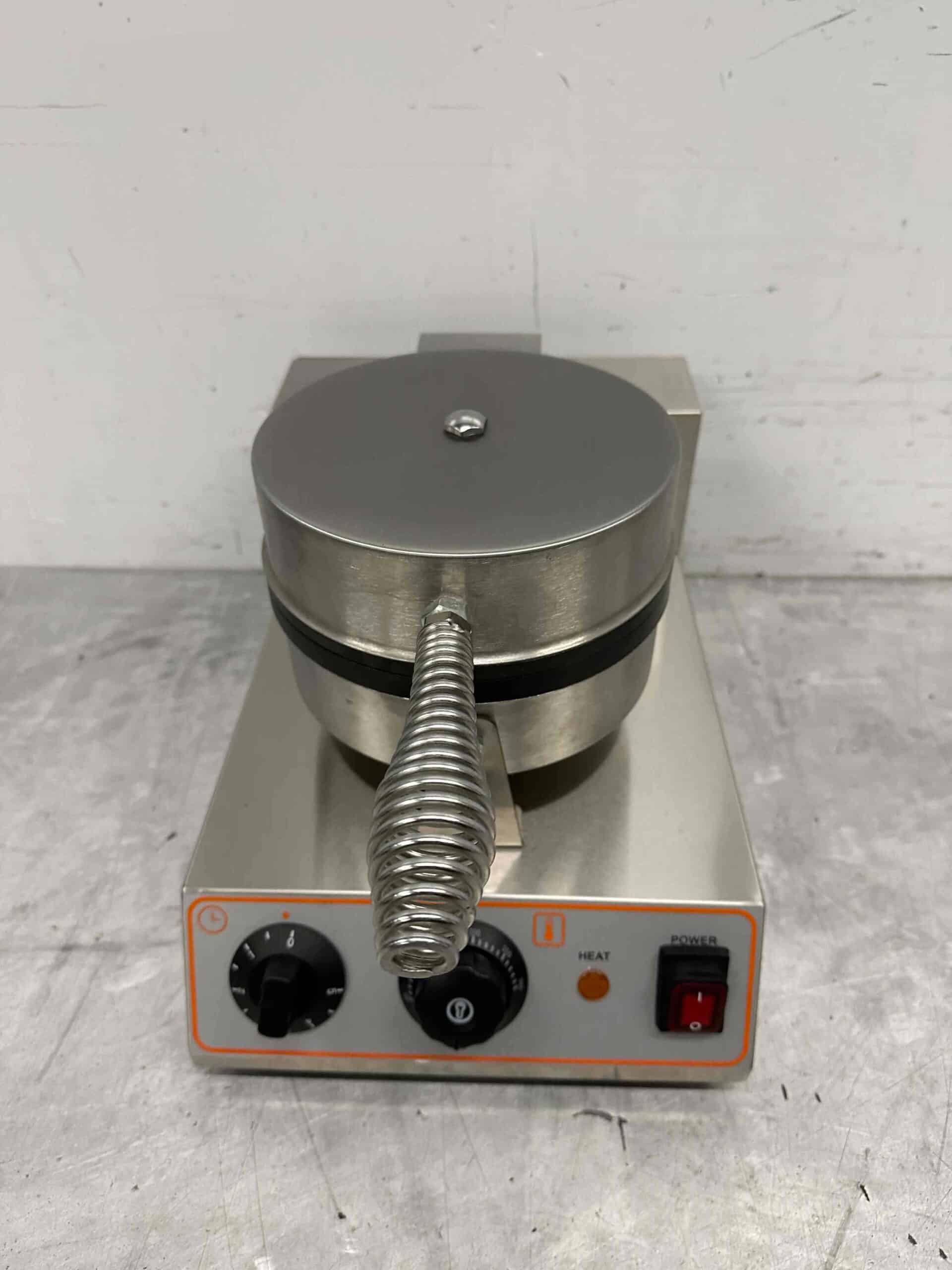 HCB RVS Wafelijzer hartjes met timer 230V Horeca