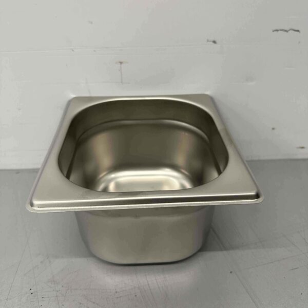 HCB RVS Gastronorm bak GN bak 1/6 Diepte 100 mm Horeca
