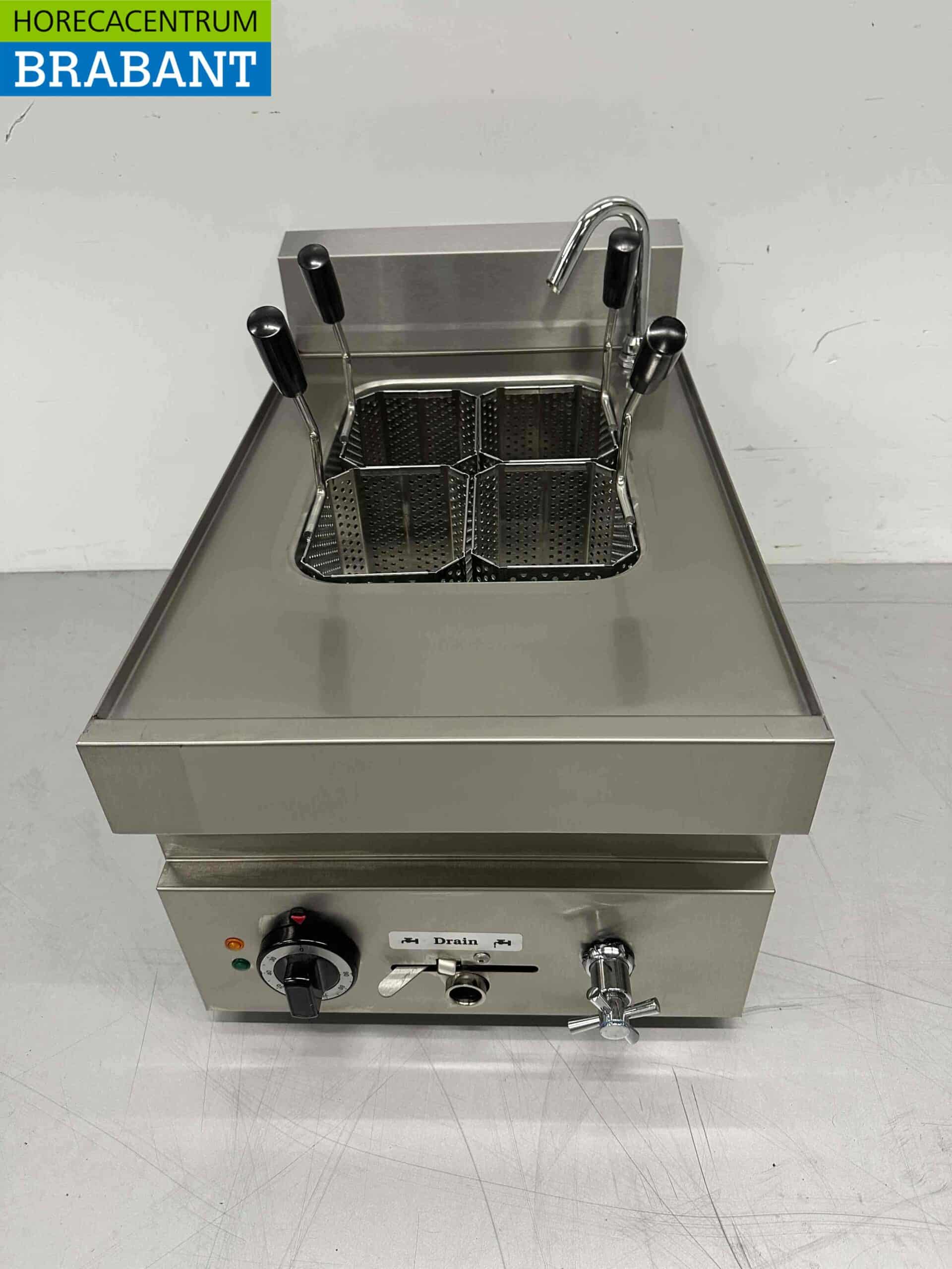 HCB RVS Pastakoker 4 mandjes 12 liter 650 Serie 400V Horeca - Afbeelding 2