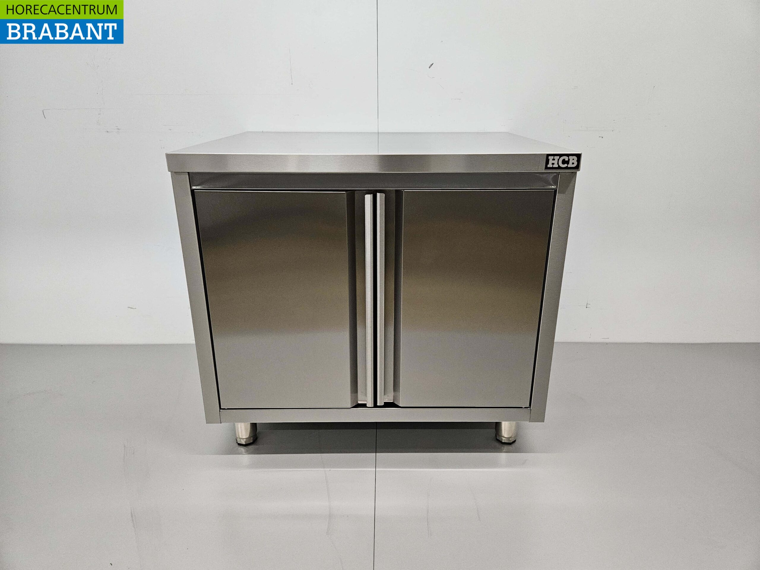 HCB RVS Werkkast Kast 2 deuren Premium-line 90 cm Horeca