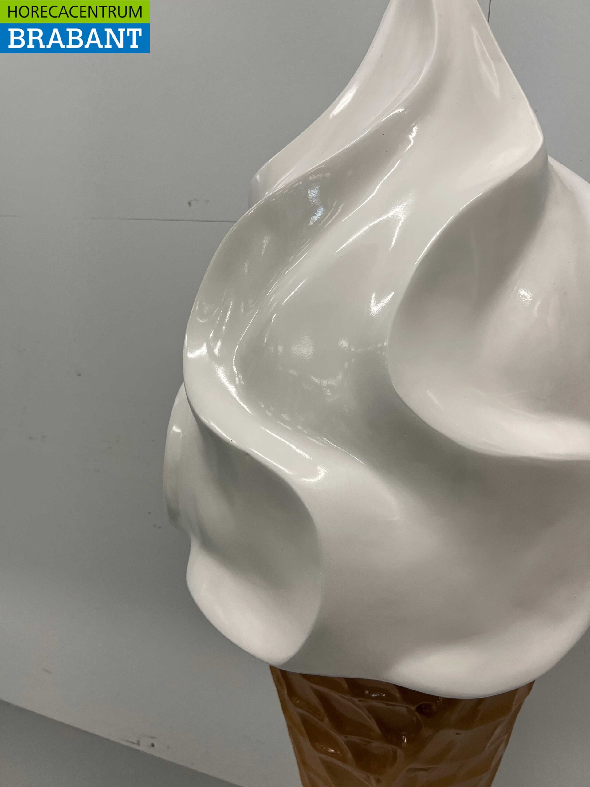 HCB Polyester ijshoorntje Softijs Hoorntje 160 cm Reclame Stoepreclame Horeca - Afbeelding 4