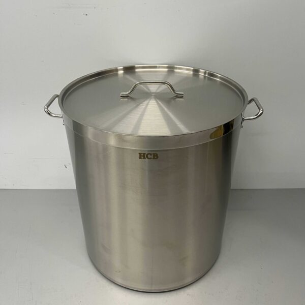 HCB RVS Soeppan Kookpan Pan Inductie 55 x 60 cm 140 liter Horeca