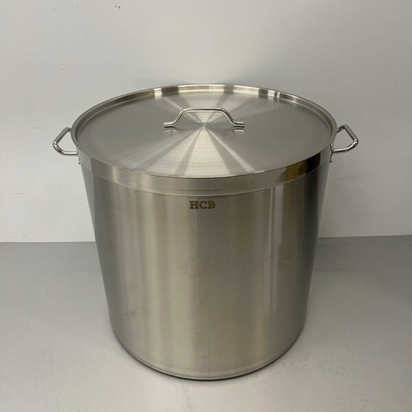 HCB RVS Soeppan Kookpan Pan Inductie 60 x 60 cm 160 liter Horeca
