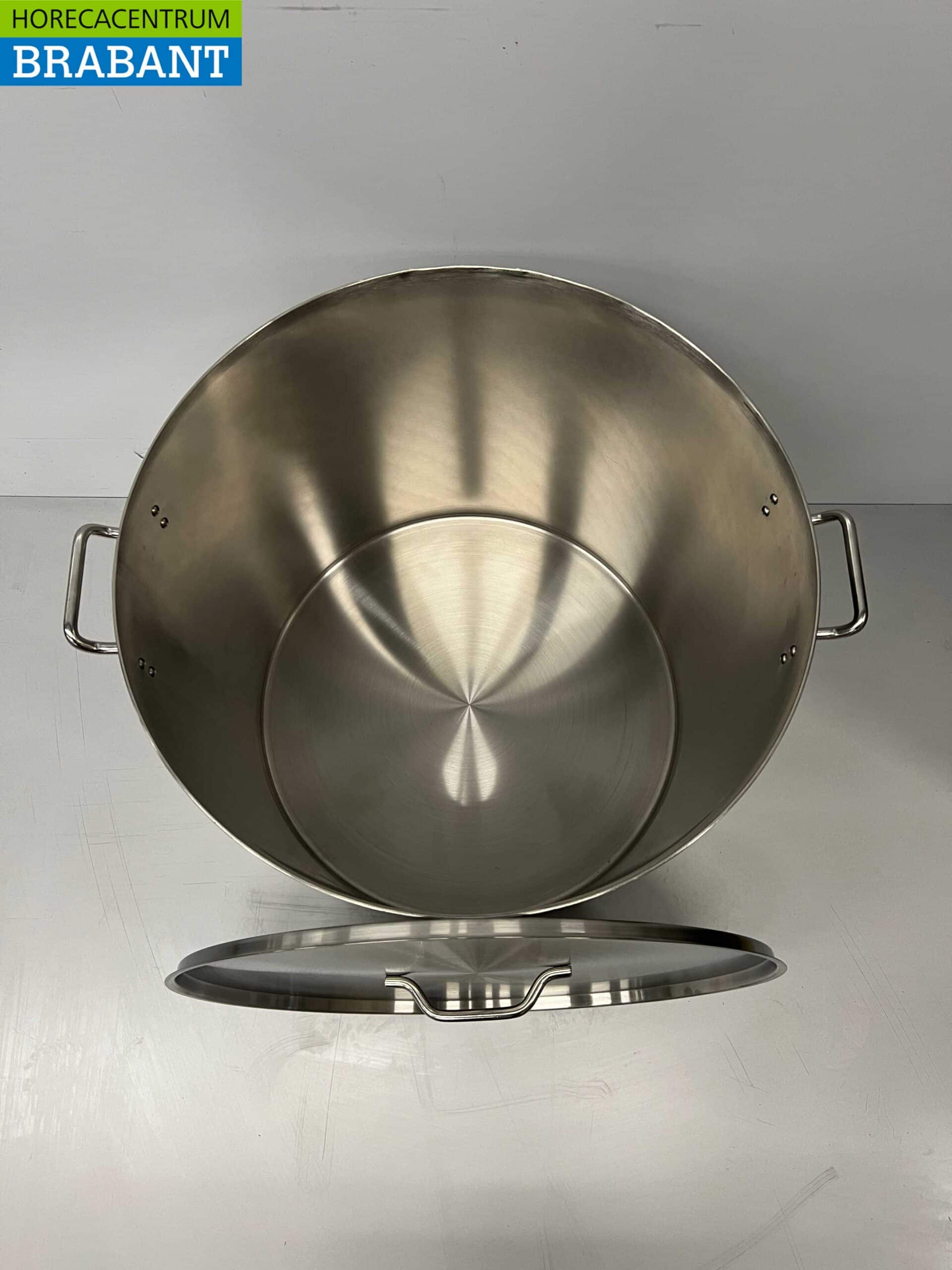 HCB RVS Soeppan Kookpan Pan Inductie 60 x 60 cm 160 liter Horeca - Afbeelding 6
