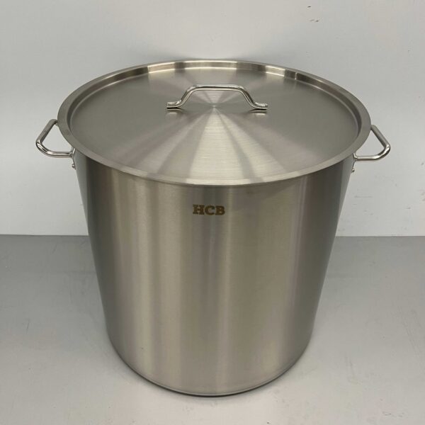 HCB RVS Soeppan Kookpan Pan Inductie 55 x 55 cm 130 liter Horeca