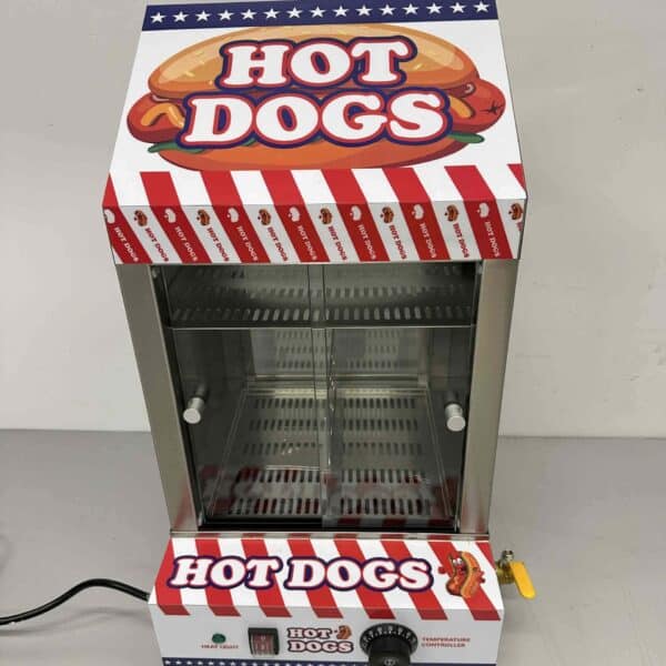 HCB RVS Hotdogsteamer Hot Dog Steamer 230V Horeca