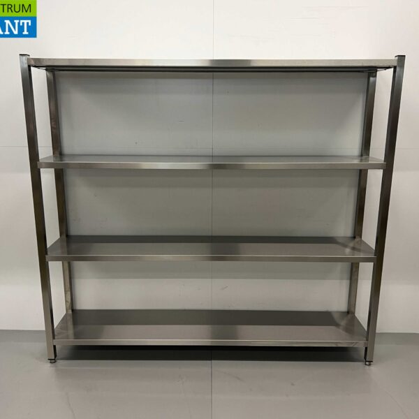 HCB RVS Opbergrek Rek Stelling Premium-line 200 x 40 x 180 cm Horeca