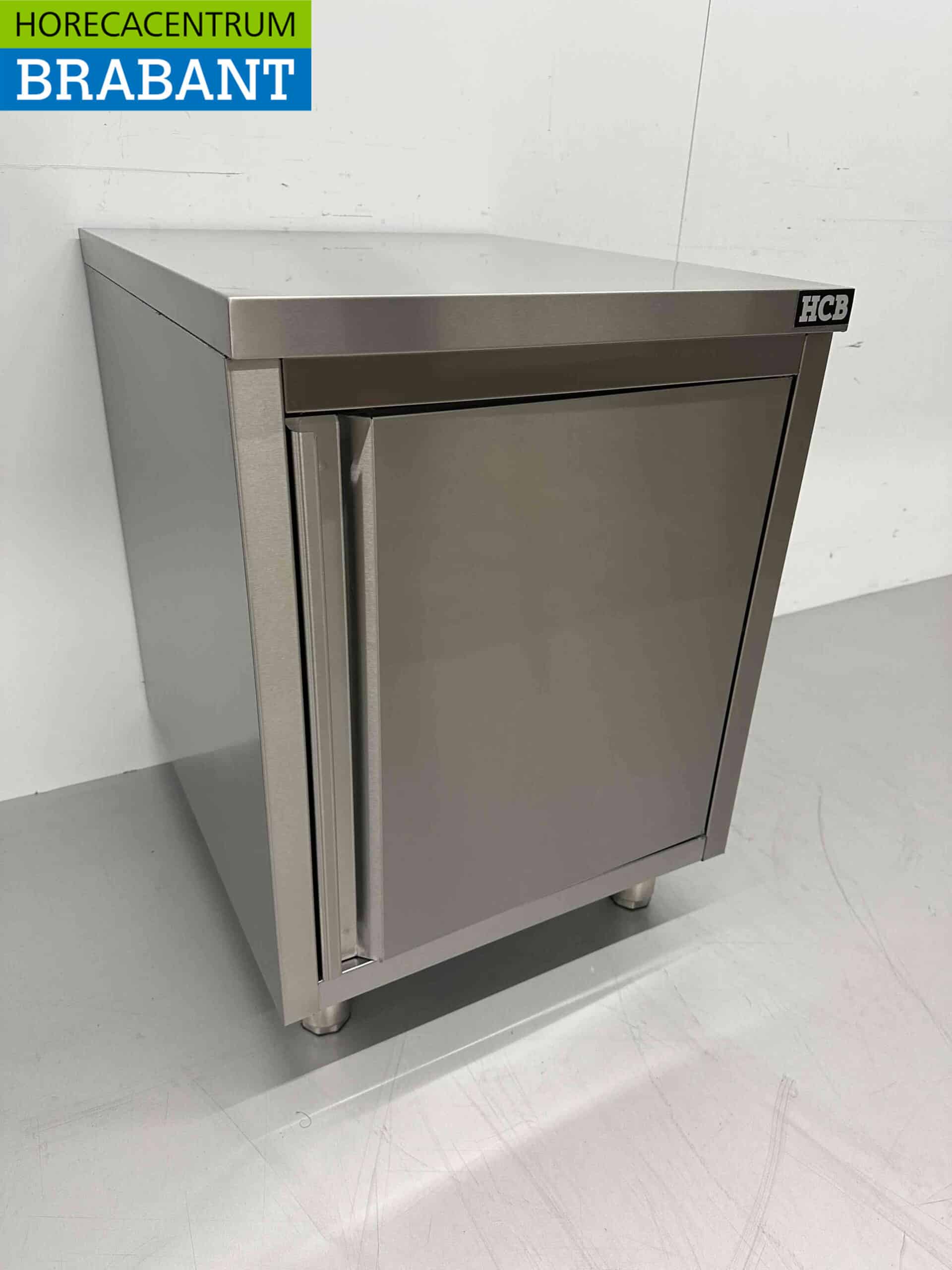HCB RVS Werkkast Kast Premium-line 1 deur 60 cm Horeca - Afbeelding 2