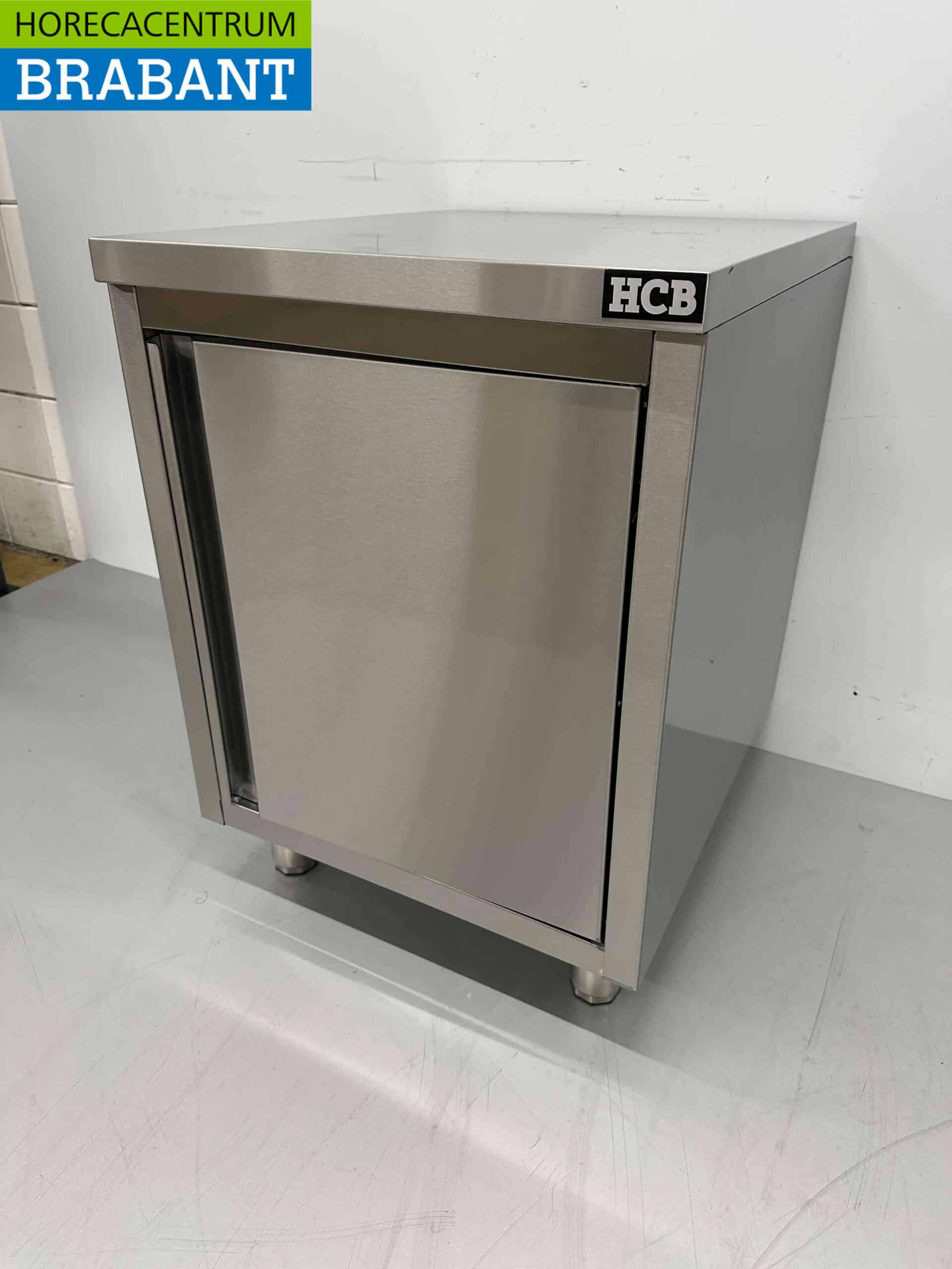 HCB RVS Werkkast Kast Premium-line 1 deur 60 cm Horeca - Afbeelding 3