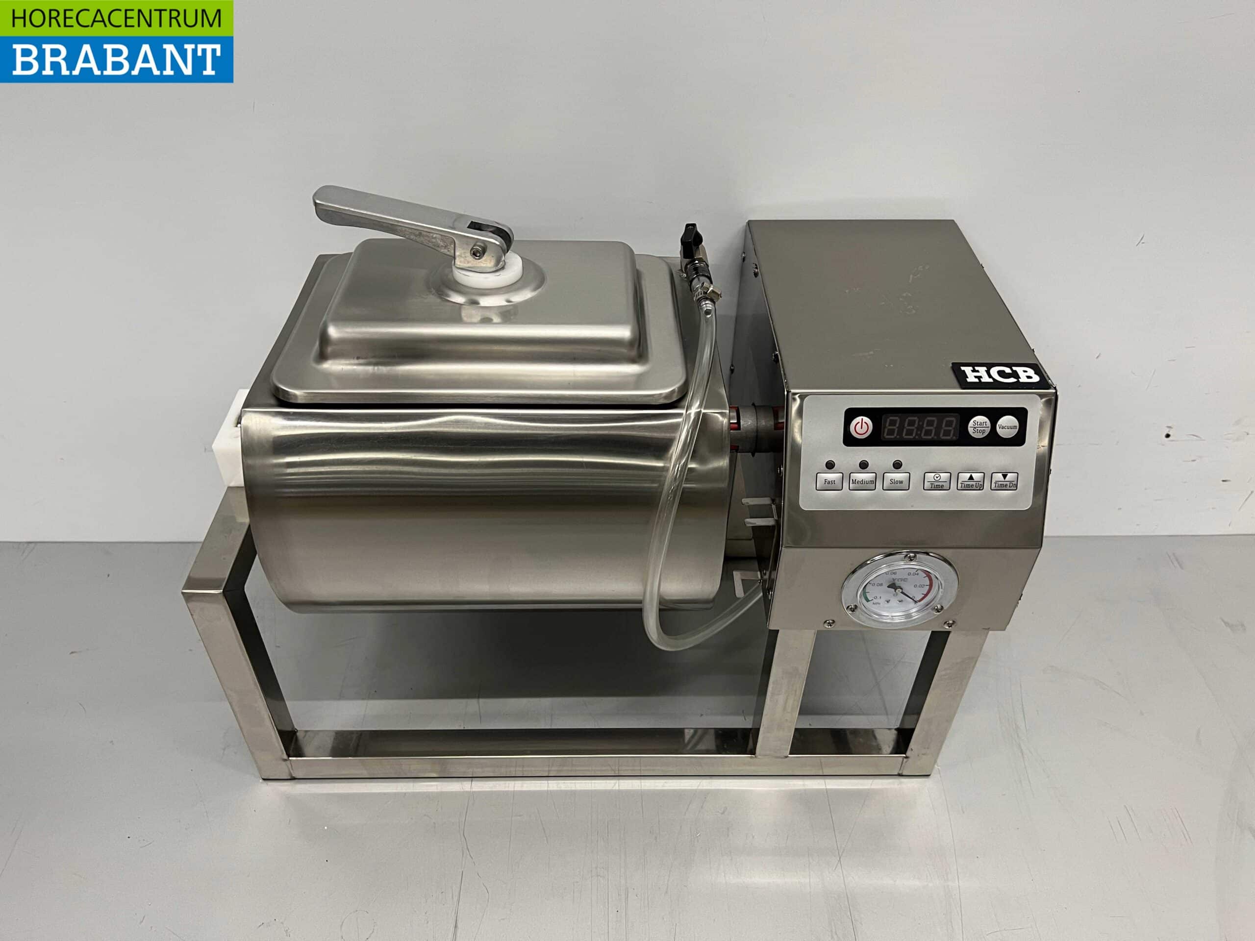 HCB RVS Vacuum tumbler vleesmenger vleesmixer tumbler marinator 18 liter 230V Horeca