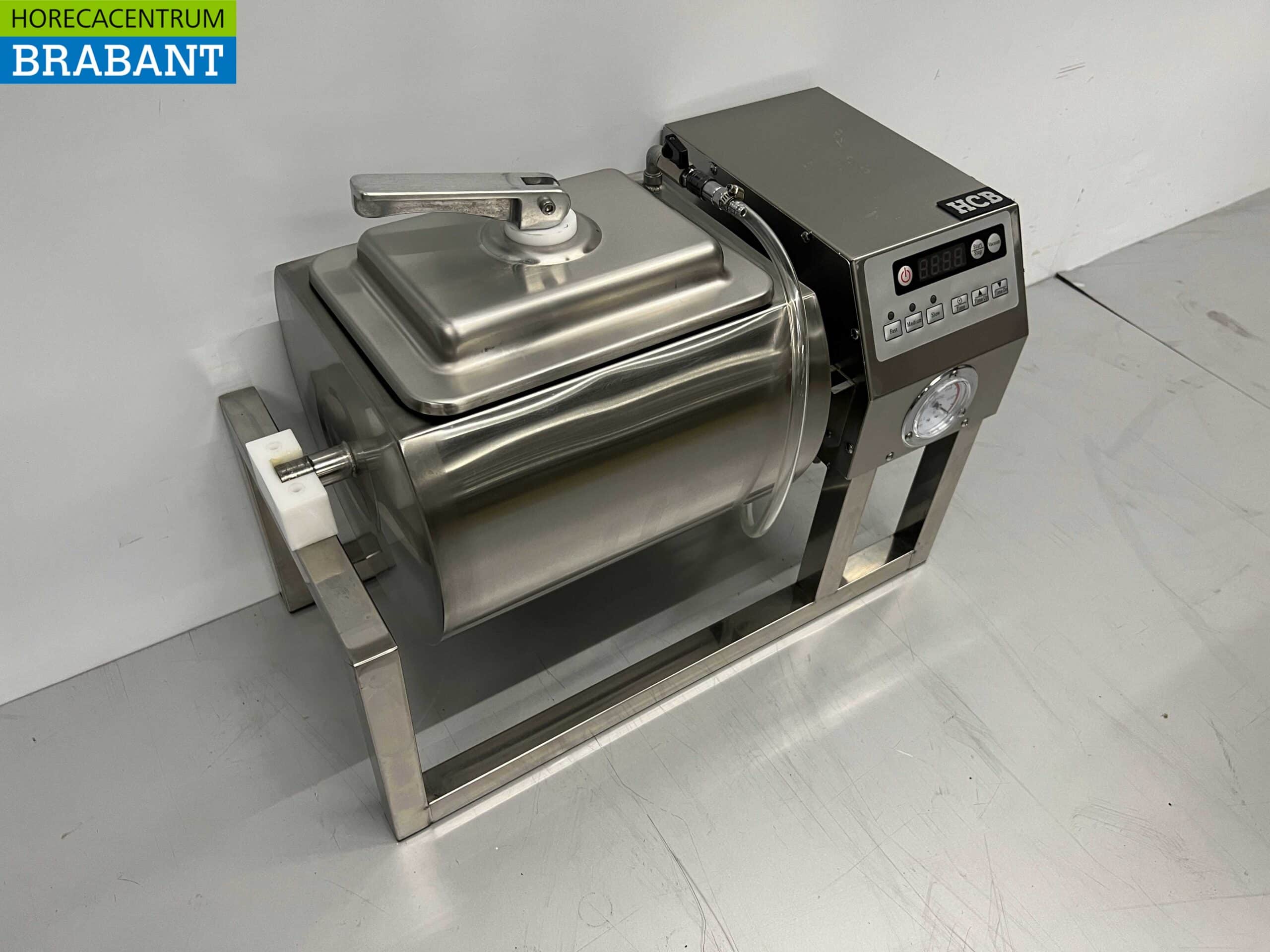 HCB RVS Vacuum tumbler vleesmenger vleesmixer tumbler marinator 18 liter 230V Horeca - Afbeelding 3