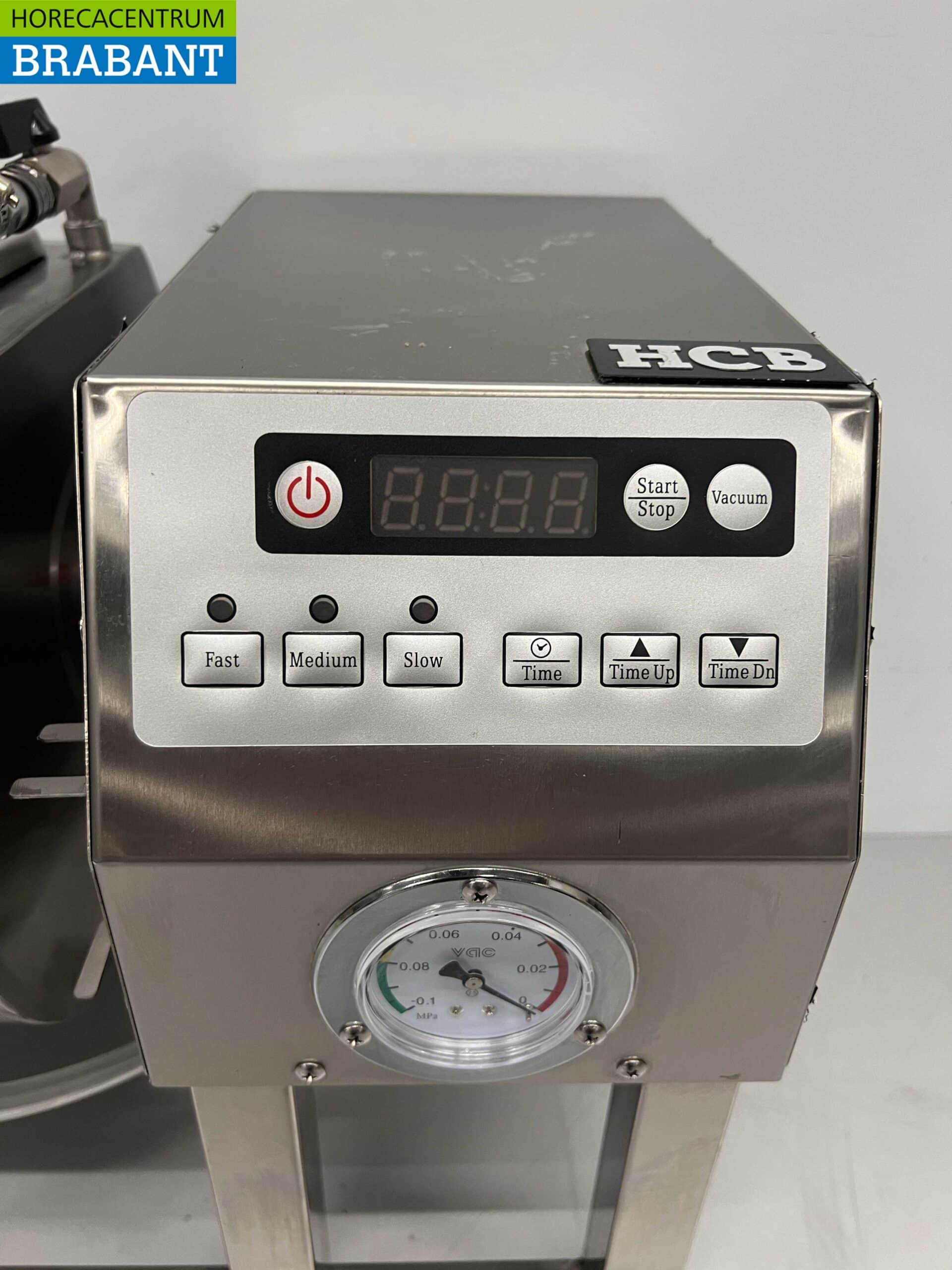 HCB RVS Vacuum tumbler vleesmenger vleesmixer tumbler marinator 18 liter 230V Horeca - Afbeelding 4