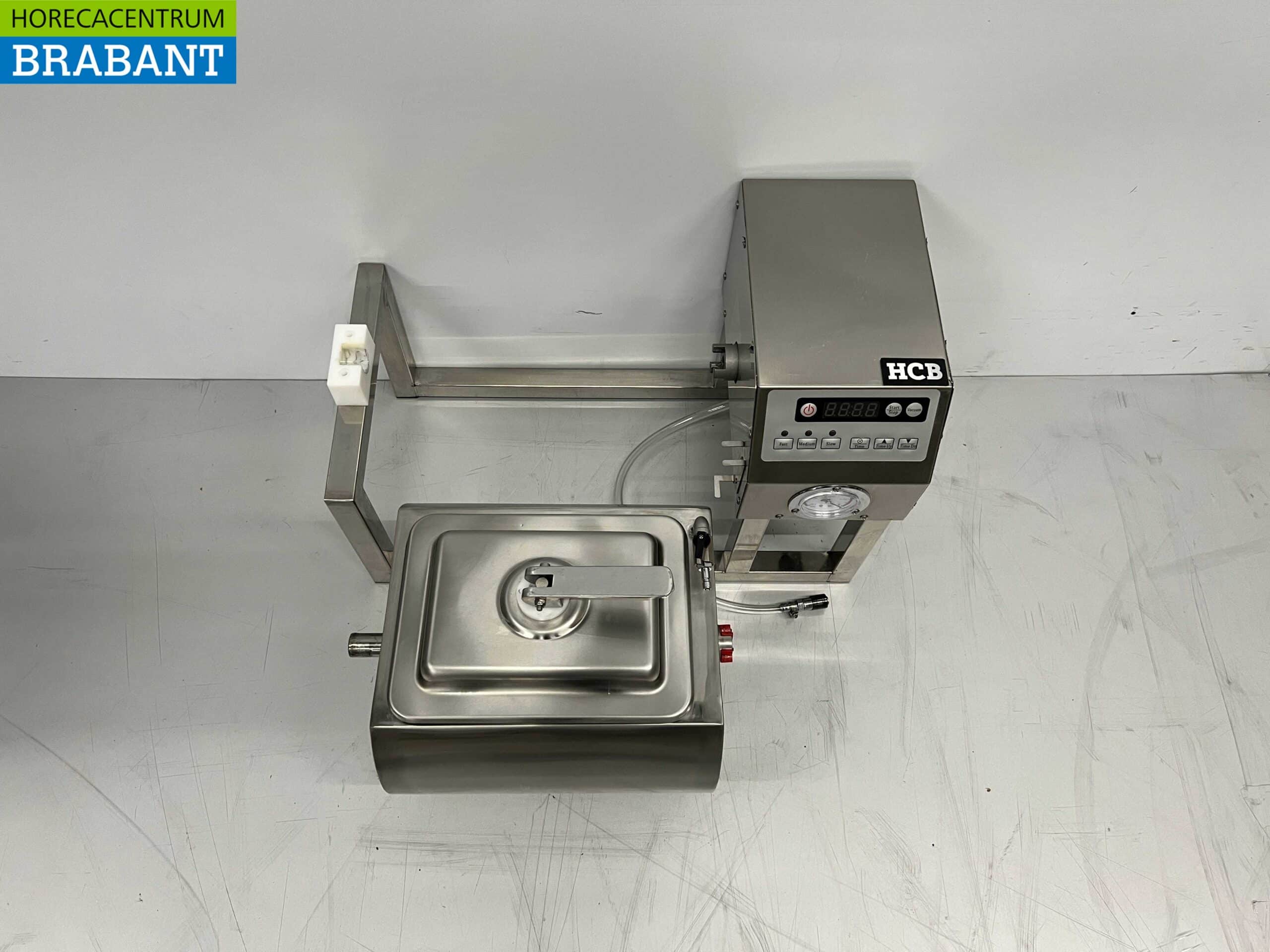 HCB RVS Vacuum tumbler vleesmenger vleesmixer tumbler marinator 18 liter 230V Horeca - Afbeelding 7