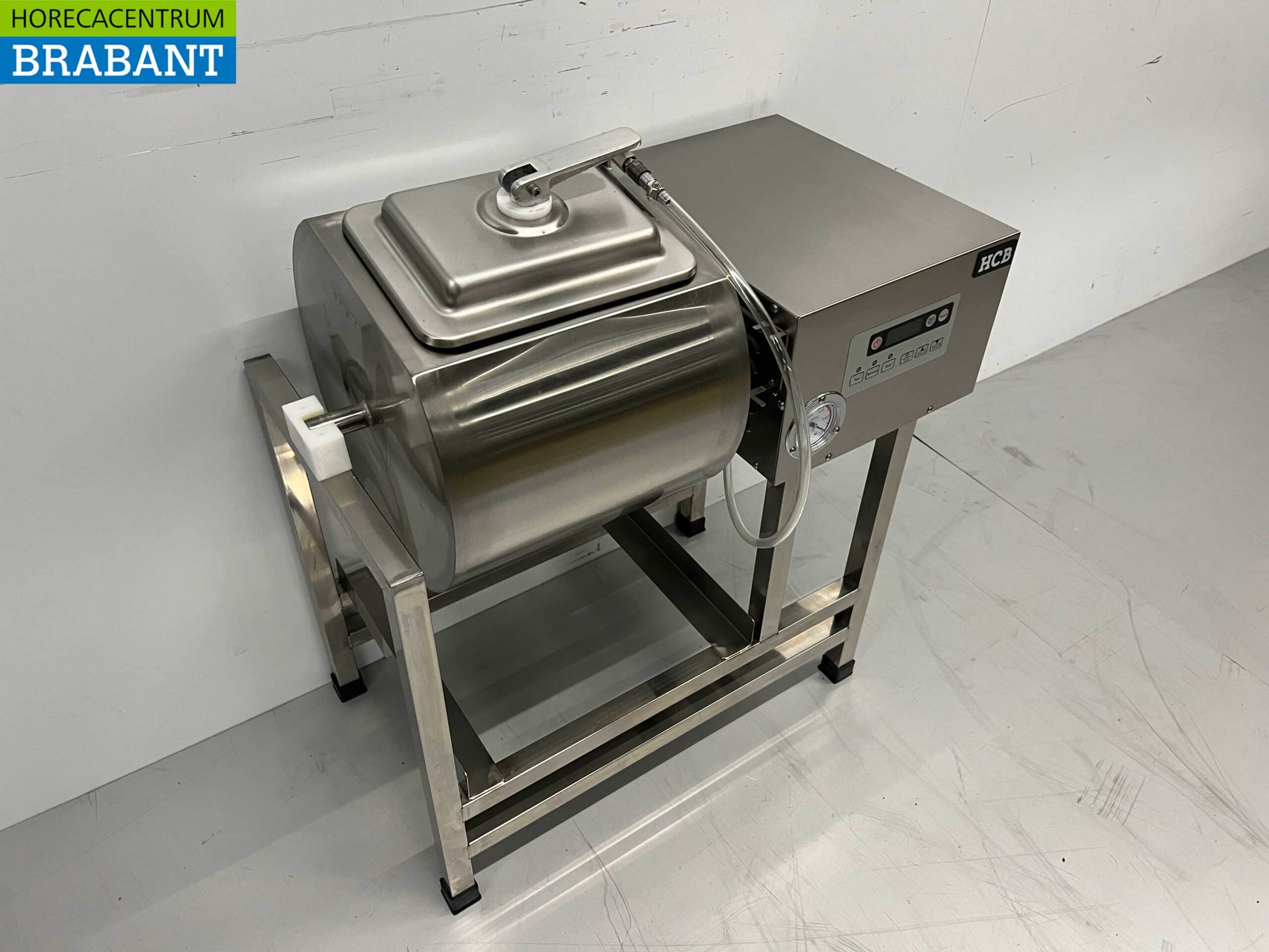 HCB RVS Vacuum tumbler vleesmenger vleesmixer tumbler marinator 38 liter 230V Horeca - Afbeelding 3