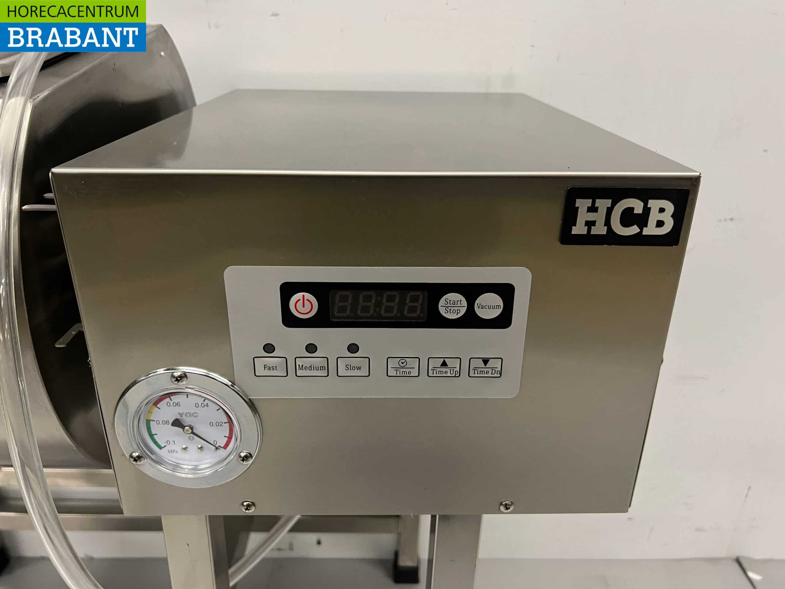 HCB RVS Vacuum tumbler vleesmenger vleesmixer tumbler marinator 38 liter 230V Horeca - Afbeelding 4