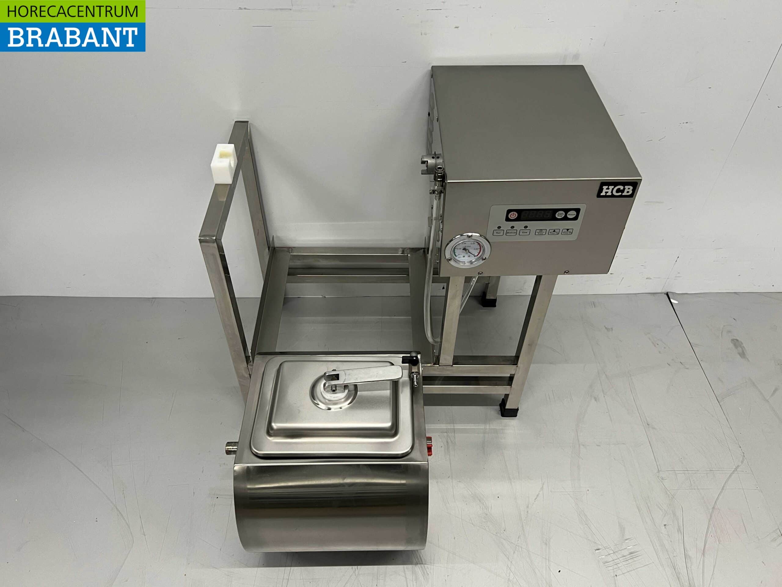 HCB RVS Vacuum tumbler vleesmenger vleesmixer tumbler marinator 38 liter 230V Horeca - Afbeelding 7