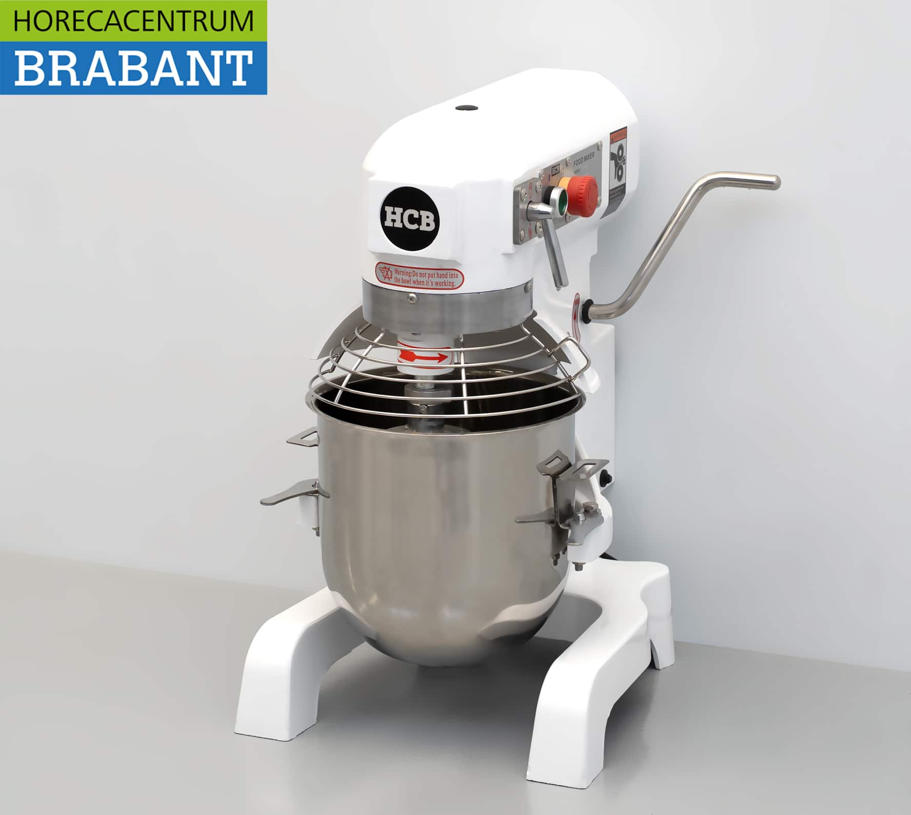 HCB RVS Planeetmenger Menger RVS kuip 10 liter 230V Bakkerij Horeca - Afbeelding 2