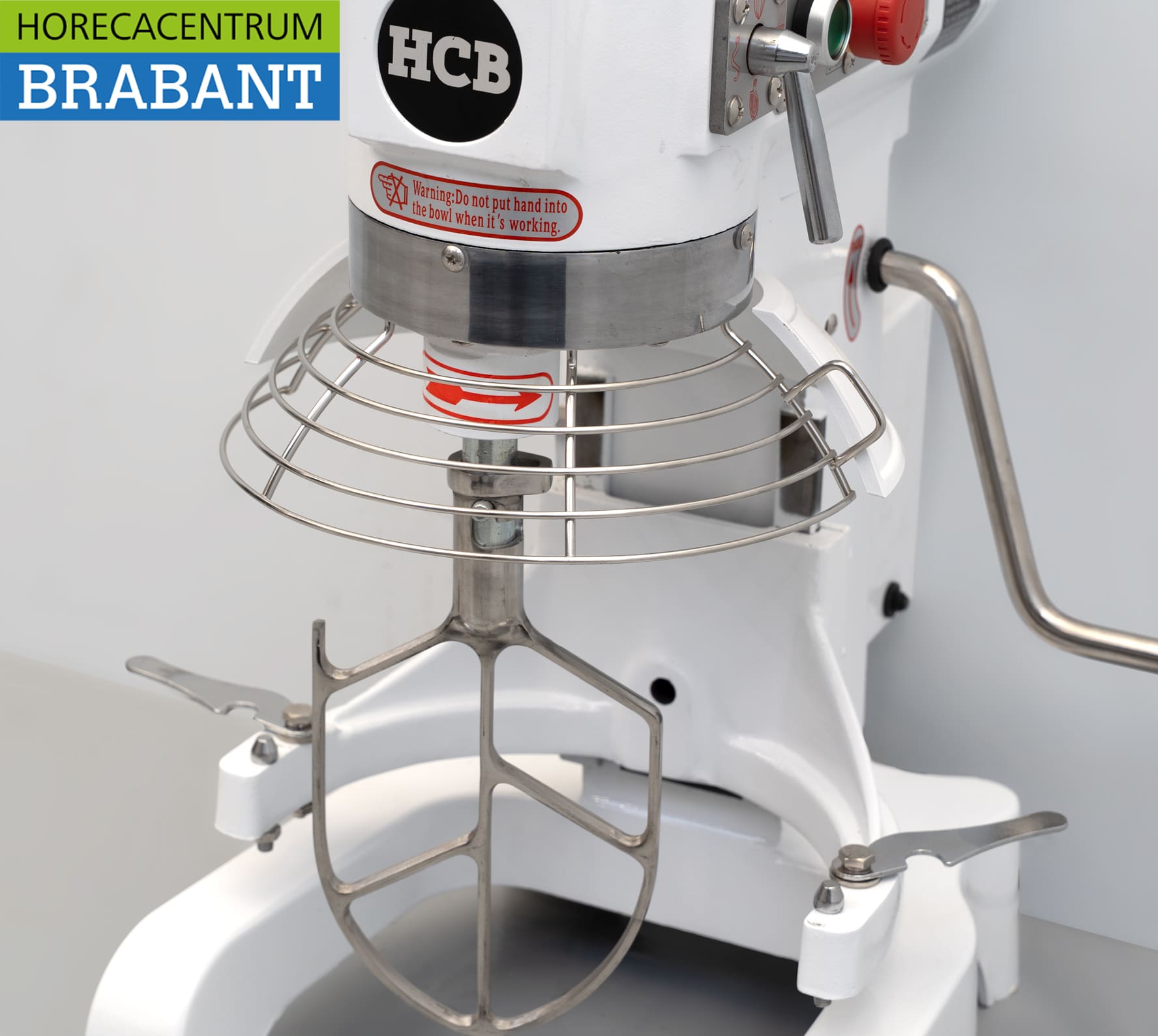 HCB RVS Planeetmenger Menger RVS kuip 10 liter 230V Bakkerij Horeca - Afbeelding 6