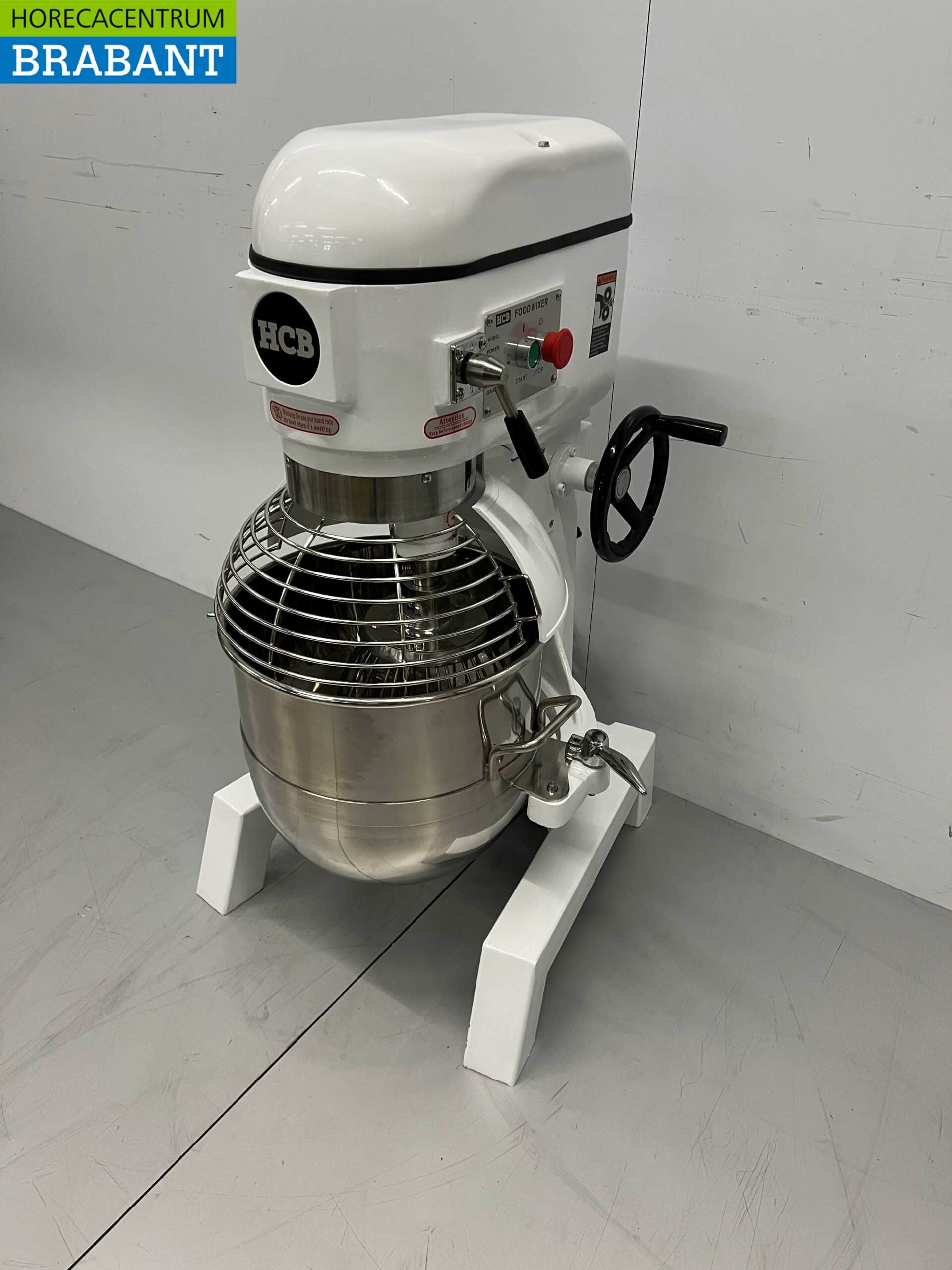 HCB RVS Planeetmenger Menger RVS kuip 40 liter 230V Bakkerij Horeca - Afbeelding 2