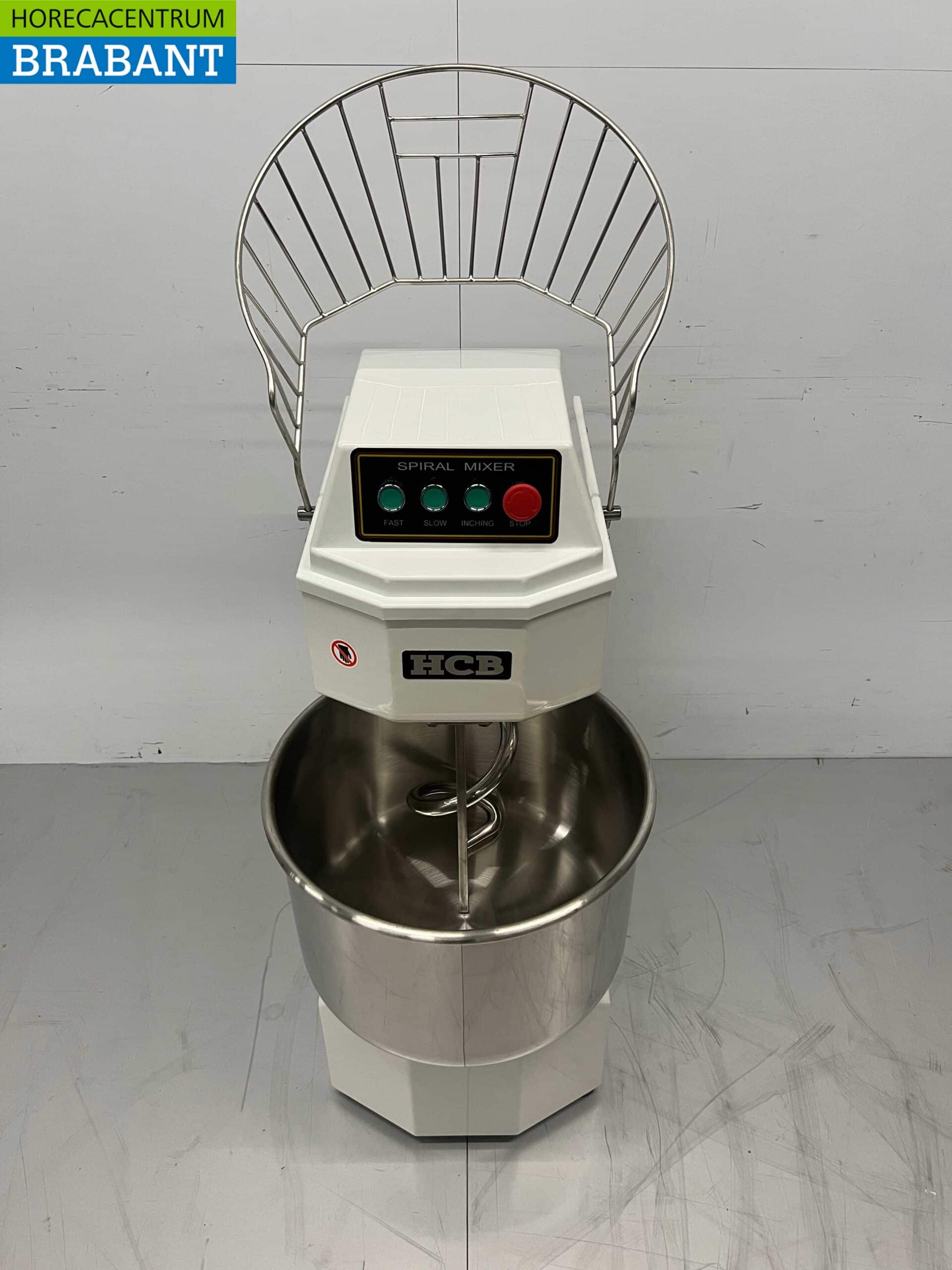 HCB RVS Spiraalkneder deegmenger deegmixer 40 liter 230V Horeca - Afbeelding 4