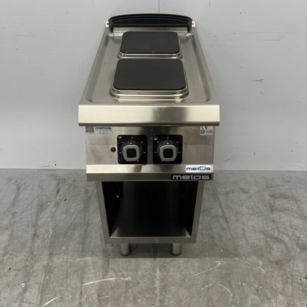 RVS Olis 2 pits Elektrisch fornuis kookplaat 40 cm 400V Horeca