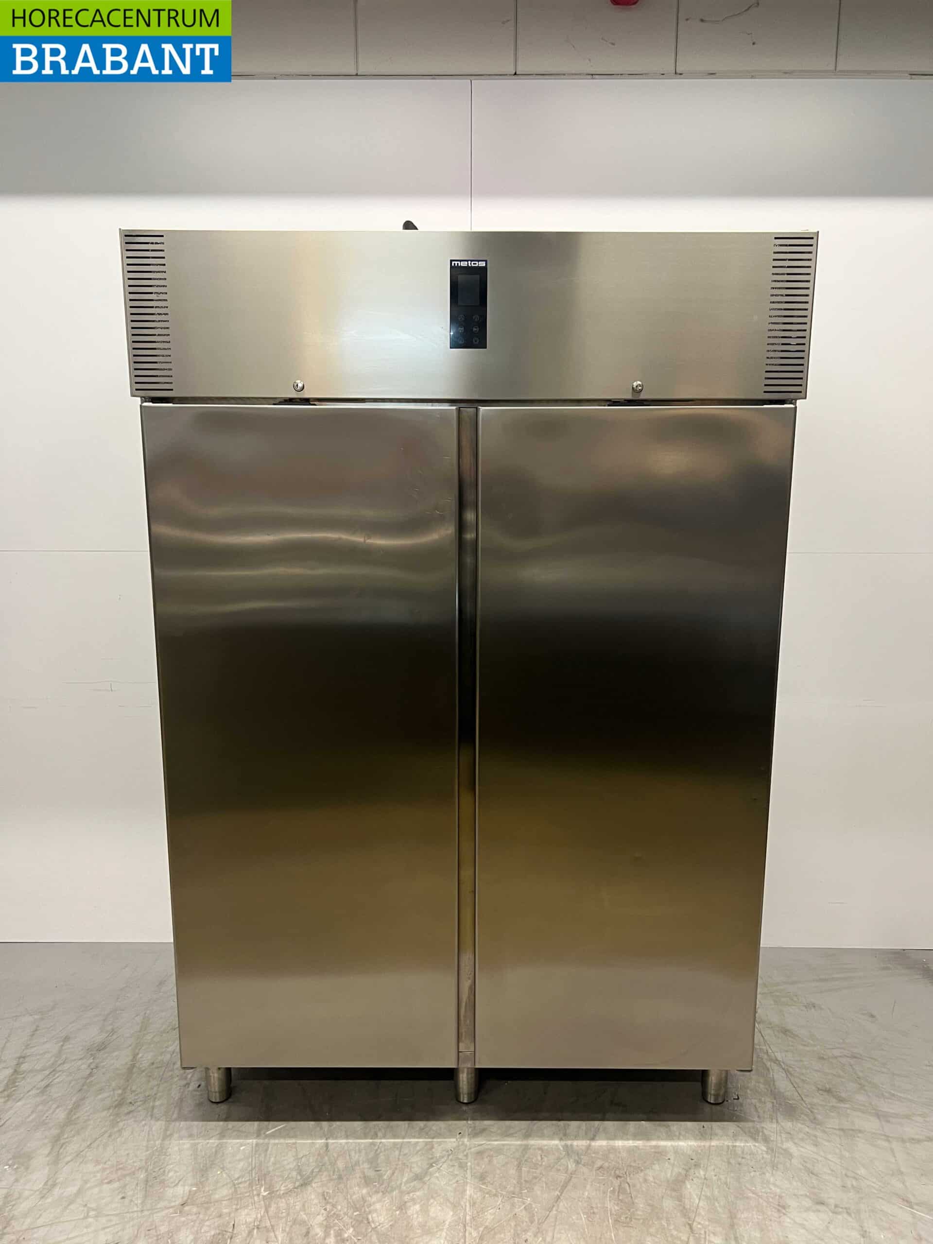 RVS Polaris AD 140 BT Dubbeldeurs 2-deurs Vriezer Vrieskast 1400 liter 230V Horeca