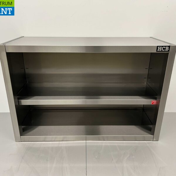HCB RVS Wandkast Kast Premium-line Open model 100 cm Horeca