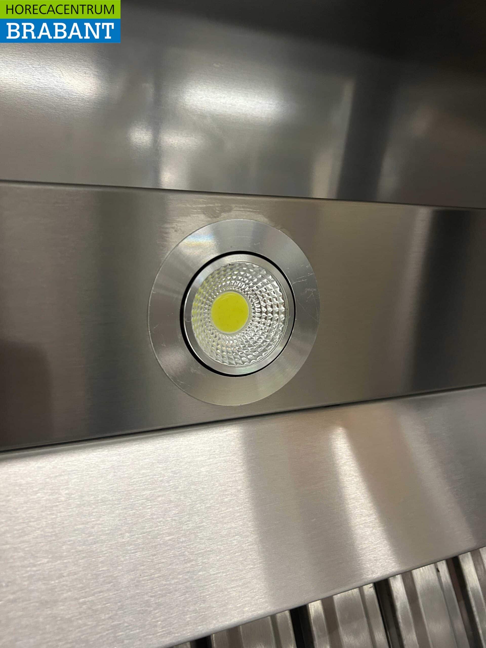 HCB RVS Afzuigkap Dampkap met lamellen filters Premium-line 180 cm Schuin model Horeca - Afbeelding 5