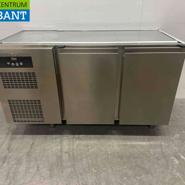 RVS Sagi Koelwerkbank 2 deuren 140 cm 230V Horeca