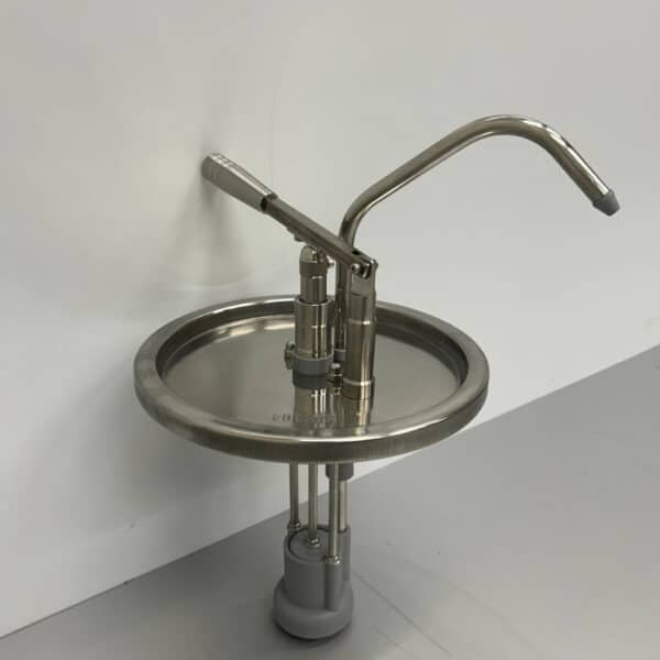 HCB RVS Emmerdispenser Sausdispenser Sauspomp met hevelbediening 5 liter Horeca