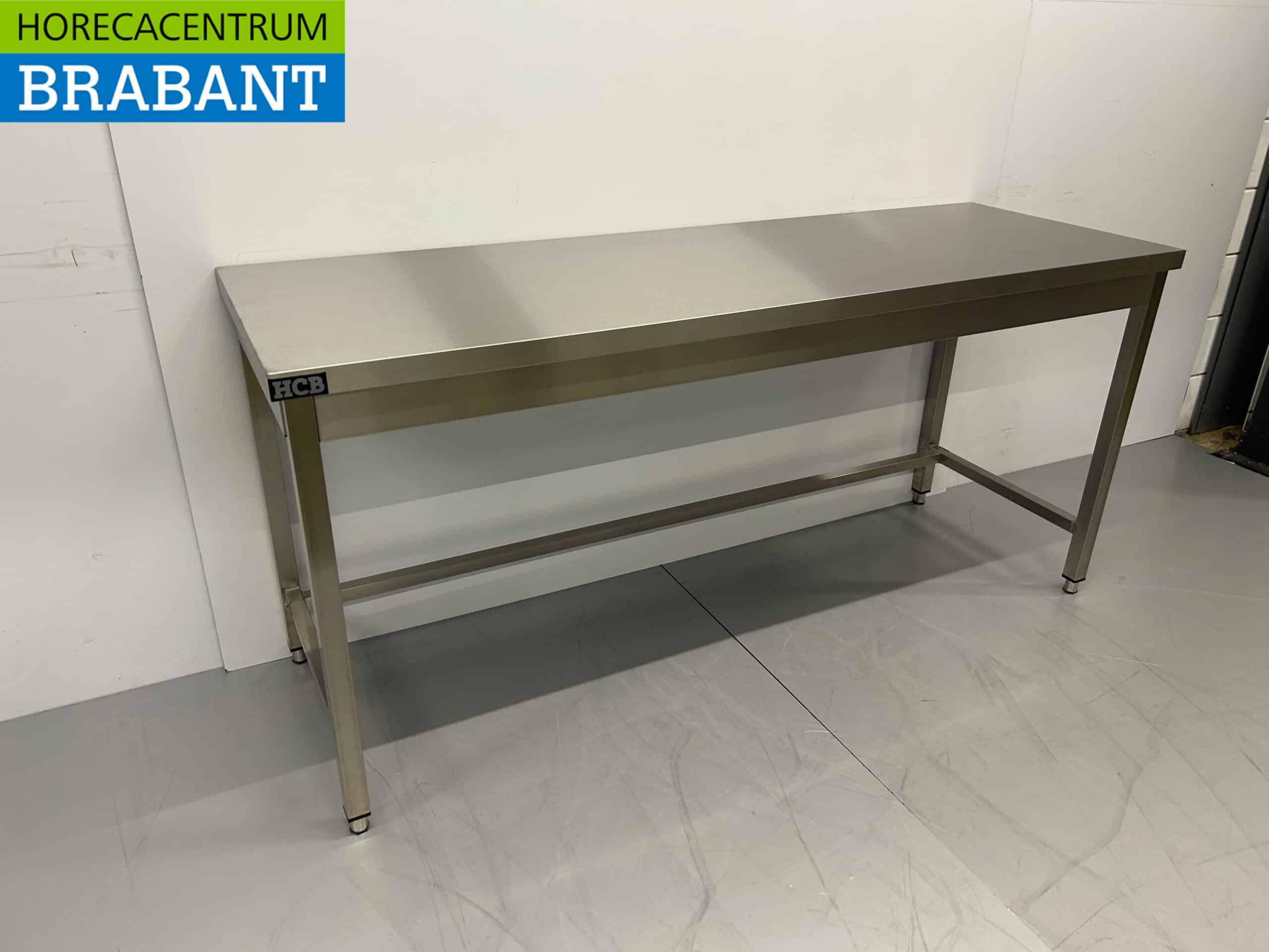 HCB RVS Werktafel Tafel Basic-line 180 x 60 x 85 cm Horeca - Afbeelding 3