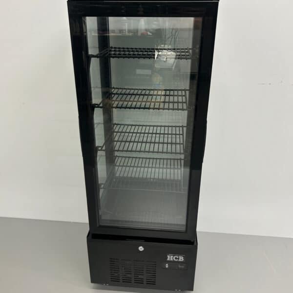 HCB Koelvitrine Gebaksvitrine Zwart 92 liter 230V Horeca