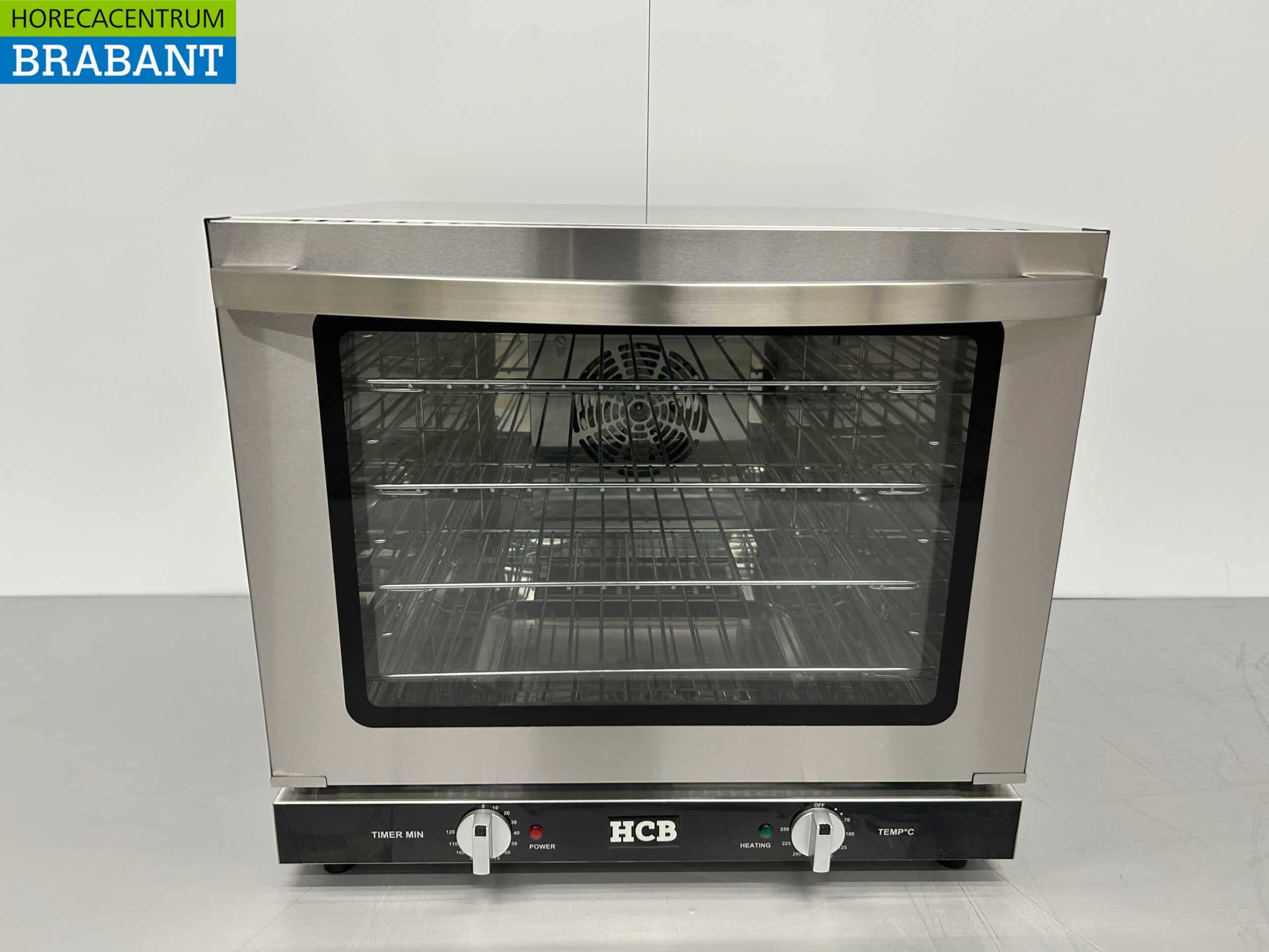 HCB RVS Heteluchtoven Convectie Oven Afbakoven 66 liter 230V Horeca