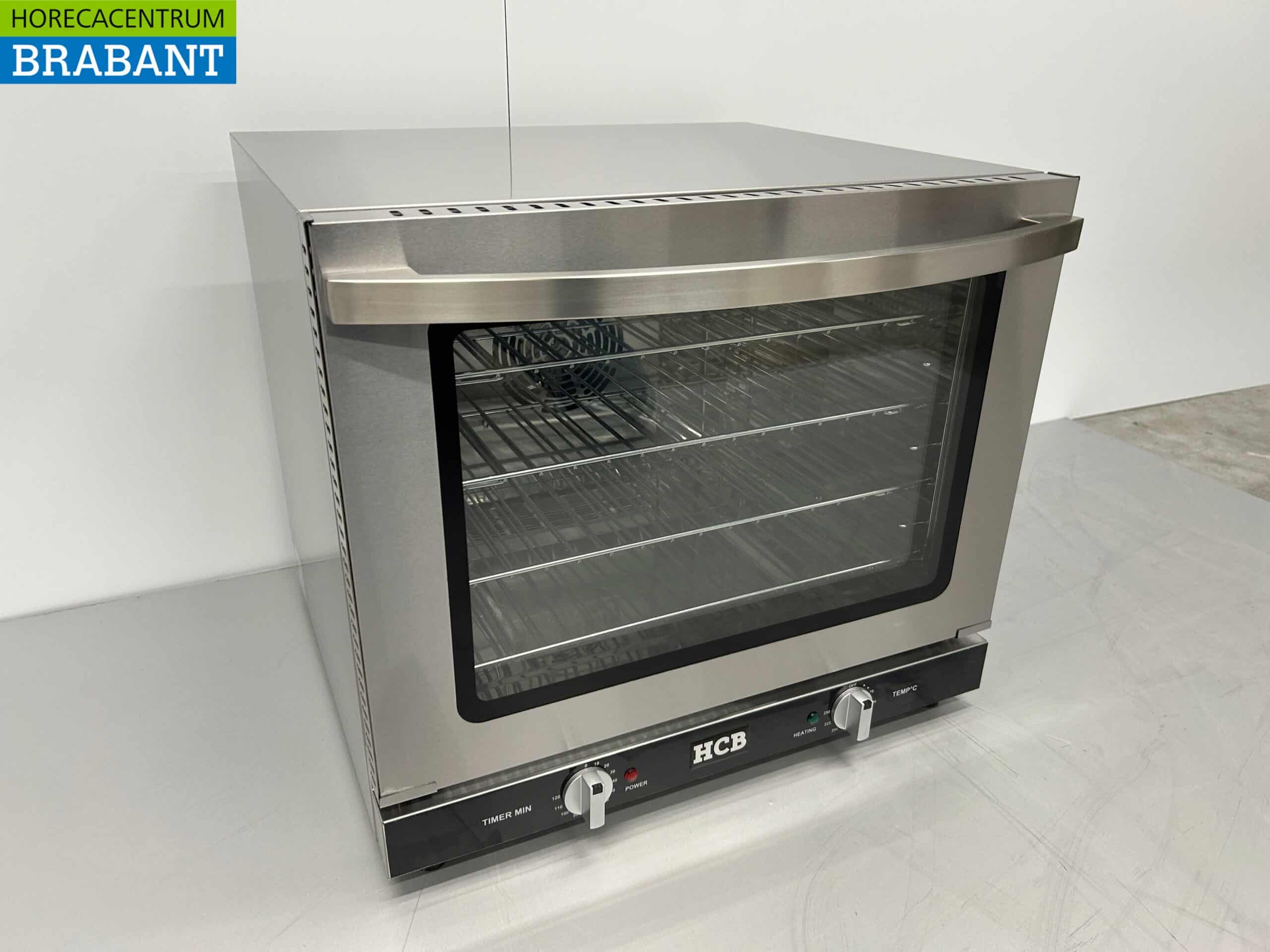 HCB RVS Heteluchtoven Convectie Oven Afbakoven 66 liter 230V Horeca - Afbeelding 3