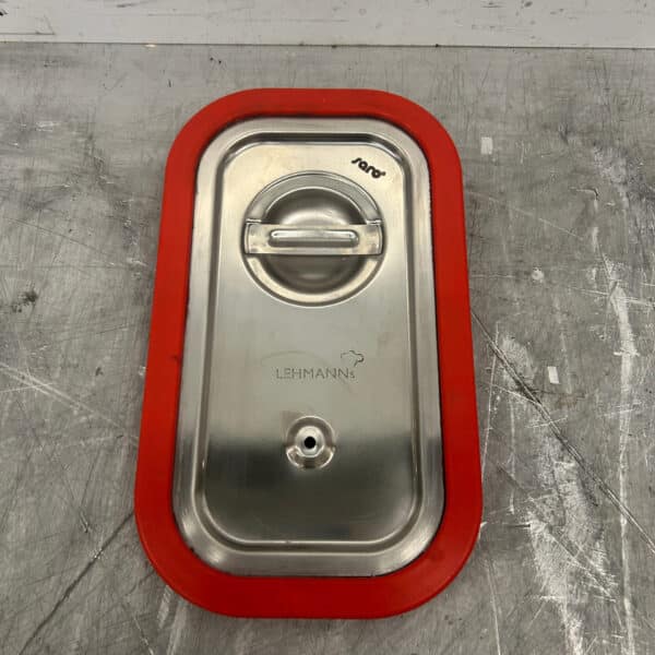 RVS Rubber Gastronorm deksel 1/4 GN Horeca