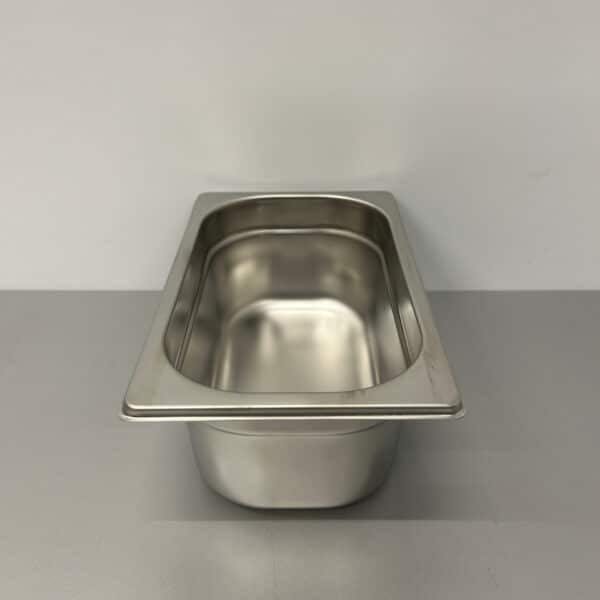 HCB RVS Gastronorm Bak GN Bak 1/4 GN Diepte 100 mm Horeca