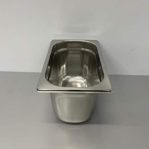 HCB RVS Gastronorm Bak GN Bak 1/4 GN Diepte 150 mm Horeca