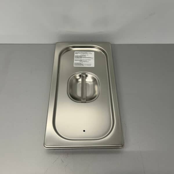 RVS Gastronorm Deksel GN Deksel 1/3 GN Met silicone afdichtrand Horeca