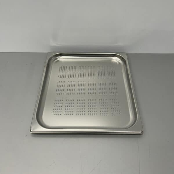 RVS Geperforeerde Gastronorm Bak GN Bak 2/3 GN Diepte 20 mm Horeca