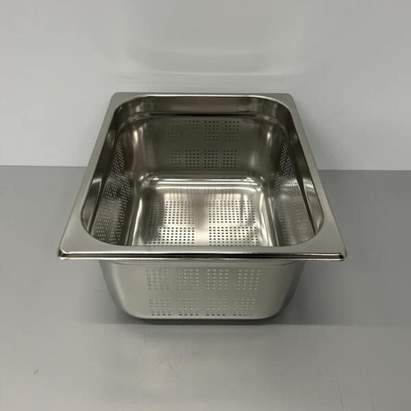 RVS Geperforeerde Gastronorm Bak GN Bak 1/2 GN Diepte 150 mm Horeca