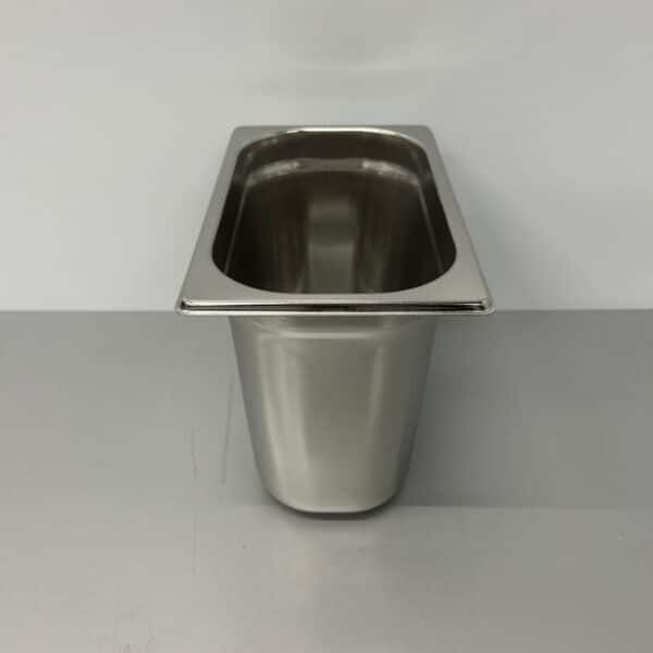 HCB RVS Gastronorm Bak GN Bak 1/4 GN Diepte 200 mm Horeca