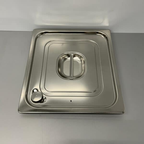 HCB RVS Gastronorm Deksel GN Deksel 2/3 GN Met silicone afdichtrand Horeca