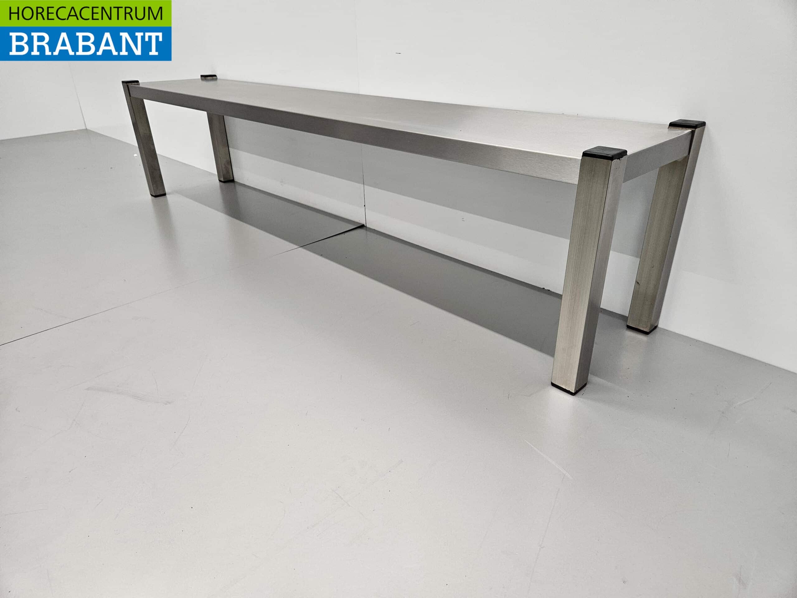 HCB RVS Etagère Brug Premium-line 160 cm Horeca - Afbeelding 2